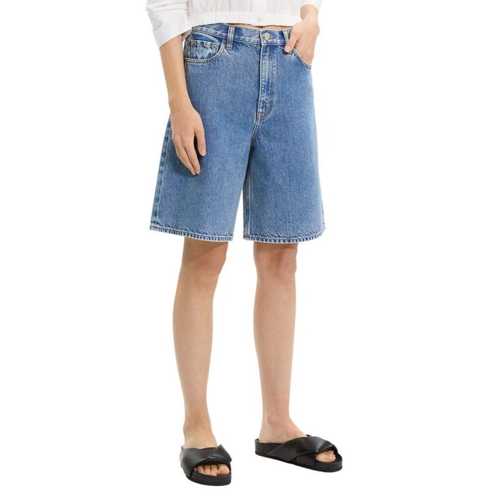 Theory Womens High Waist Relaxed Short